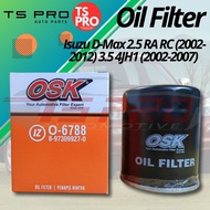 Isuzu D-Max 2.5 RA RC (2002-2012) 3.5 4JH1 (2002-2007) OSK Genuine Oil Filter O-6788