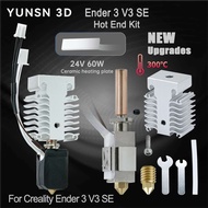 3D Upgrade Hot End Kit For Creality Ender 3 V3 SE 3D Printer 24V 60W Ceramic Heater Thermistor for E