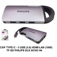Thai Ci to 3 USB 3.0 + HDMI Splitter Cable + Micro SD + SD Card Reader Slot + Lan GIGABIT DLK 6518C/