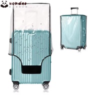 WONDER Luggage Protector , Travel PVC Baggage Cover, Dust Cover Transparent Waterproof Suitcase Prot