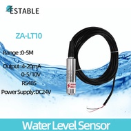 Smart Water Level transmitt Water Tank Liquid Hydrostatic Level Sensor 0-500M 4-20mA 0-5/10V RS485 O
