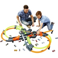 Genuine Hot Wheels Hot Wheels Giant Impact Electric Track Set Large Track Circulation Acceleration