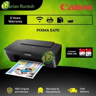 CANON WIRELESS PRINTER E470 (PRINT,SCAN,COPY)