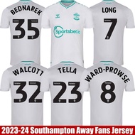New 2023-2024 Southampton Away Jersey Long Walcott Tella Prowse Bednarek Football Tshirts Plus Size