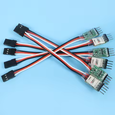 RC Light Controller JR LED Signal Connector 3-Pin Plug for DUMBORC TRX4 Crawler Receiver Channel 3 C