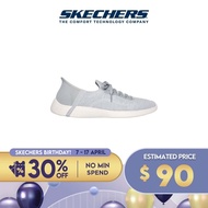 Skechers Women Slip-Ins On-The-GO Swift Astounding Shoes - 137251-GRY Air-Cooled Memory Foam Heel Pillow