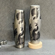Factory Boston Shaker 304Material Phoenix Etched Boston Shaker Stainless Steel Shaker