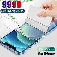 For iPhone 7 8 SE X XS XR 11 12 13 14 Plus Pro Max Full Cover HD Hydrogel Film Screen Protector