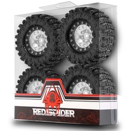 1.3" Metal Beadlock Wheel Tire 7mm Hex for 1/18 1/24 RC Crawler Car TRX4M SCX24 AX24 FCX24 FCX24M As