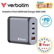 Verbatim 4-Port 140W GaN Charger (GNC-140) EU/US/UK