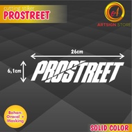 Stiker Prostreet 26Cm 30Cm / Cutting Stiker Prostreet Body Motor / Oracal Putih / Hologram / Silver 
