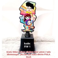 1 pc Coloring Cup TPQ/ August Cup Champion/ FREE August Competition Independence Stickers