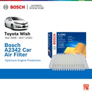 Bosch A2342 Engine Air Filter Element for Toyota Wish 1.8 2.0 ZGE (2009 - 2017)