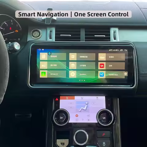 AC Panel Android 14 For Land Rover Range Rover Evoque L538 2014-2018 Car Radio Player GPS Multimedia