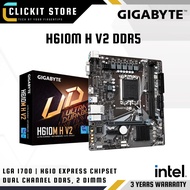 GIGABYTE H610M H V2 D5 Motherboard | Intel LGA 1700 Socket | Dual Channel DDR5 RAM / HDMI & VGA