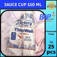 Sauce Cup 150 ml / Sauce Cup Victory / Tempat Saos