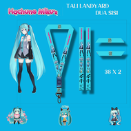 STRAP LANYARD ID CARD Hachune Miku Gantungan Kunci Tali ID Card Name Tag