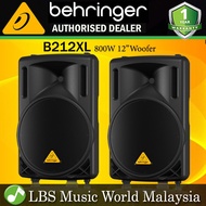 Behringer B-212XL 800W 2 Way Passive Speaker with 12" Woofer Pair (B212XL B-212 B212 XL)