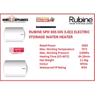 RUBINE SPH 30S SIN 3.0(I) ELECTRIC STORAGE WATER HEATER