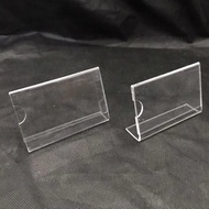 Acrylic Acrylic L price TAG/ name label tent card A8/L business card 6x9 cm