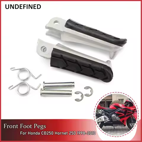 Motorcycle Front Footrest Foot Pegs Pedals For Honda Hornet CB600F CB250 600 250 CBR600 CBR600FS CB4