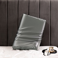 SunnySunny 30x50cm/40x60cm Premium Luxury Ice Silk Latex Pillowcase Smooth Cool Feeling Contour Shape Pillow Cover With Zipper