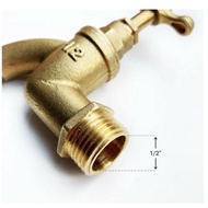 1/2 inci kepala paip tembaga brass tab