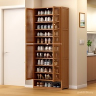 Simple Shoes 2025 Anti-dust Shoe Rack Doorway w & Multifunctional Non-Solid Wood Bamboo Corridor Mul