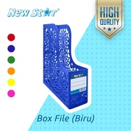 NEW STAR PREMIUM File Box 8 COLORS (Choose). PVC Document Box. File Book Basket. File Organizer Box 