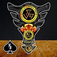 INNER FAIRING DIBDIB STICKER TAU GAMMA PHI ej cycle