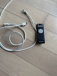 UNBLOCK 安博電視盒遙控器 + HDMI線 + 網絡線