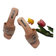 รองเท้าแตะ ไซส์ใหญ่ 41-45  BIgsize   มีไซส์เล็ก ไซส์ใหญ่ แบบสวม ส้นกลม  ส้นสูง 1  นิ้ว  รองเท้าผู้หญ