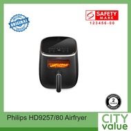 Philips HD9257/80 Airfryer. 5.6L Capacity with Digital Window and Rapid Air Technology. Safety Mark Approved. 2Yr Wty.