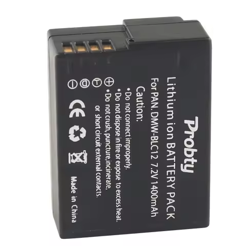 Probty DMW-BLC12 DMW BLC12PP BP DC12 BP-DC12 Battery for Panasonic DMC GH2 G5 G6 V-LUX4 DMC-GH2 FZ10