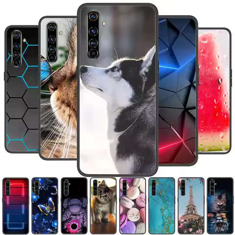 For Realme 6 Case Realme 6 Pro Case Realmi 6s 6i Case Soft Silicon TPU Back Phone Cover For OPPO Rea