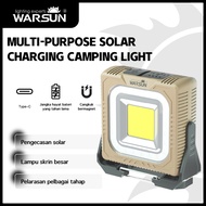 WARSUN Mini Atmosphere Outdoor Camping Light Work Light Bottom Magnetic Suction 6 Modes Flashlight