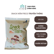 Mushroom Snack 100% From Traditional Freco Gray Abalone - No Cholesterol - Pack Of 20g