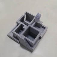 紀念碑谷筆筒筆插模具創意小擺件混凝土微建筑清水泥簡約硅膠模具