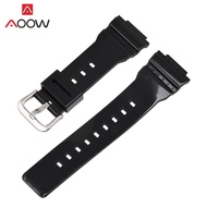 16mm Soft PU Watchband for Casio G-Shock GMA-S110 S120 DW-5600 6900 GW-M5610 Sport Replacement Strap Bracelet Band Accessories