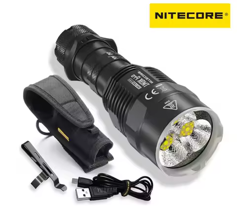 NITECORE TM9K Pro 9900 Lumens Tactical Flashlight SHIELD Military SAR Flashlights Built-in Battery