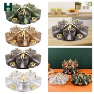 Homyl Candy Nut Serving Tray Snack Platter Stylish Candy and Nut Dishes Rotating
