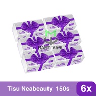 Pack of 6 NEABEAUTY TISSUE 150s - Dry Tissue