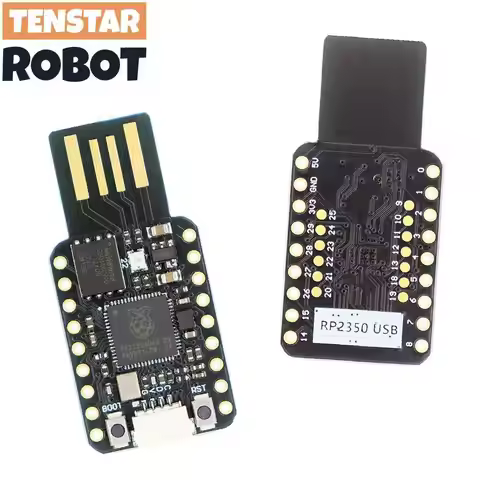 TENSTAR RP2350-USB 16MB Flash Mini Development Board Module Dual-Core RP2350A Chip 520KB SRAM For Ra