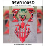 Rapido Cover Set Honda RS150R V1 V2 V3 Winner 150 (13) Black Red Silver White Blue RS150 Supra GTR 1