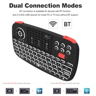 【Worth-Buy】 Mini I4 2.4g Mini Keyboard Wireless Backlight Bluetooth Touchable Remote Control Usb For Smart Tv Box