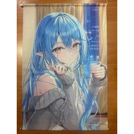 Hololive Yukihana Lamy B2 Tapestry - Lamy to Horoyoi Sake Collaboration