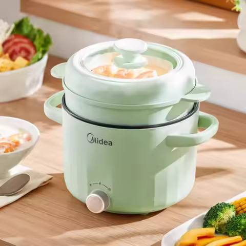 Electric cooking pot household multi-functional mini dormitory frying and cooking electric hot pot c