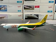 HERPA 1:500 NO.524735 GOL LINHAS AEREAS 巴西高爾航空  BOEING 737-800 波音 737-800 “BRAZIL NATIONAL FOOTBALL COLORS” 巴西國家足球隊 LIMITED EDITION 限量版 飛機模型 收藏品