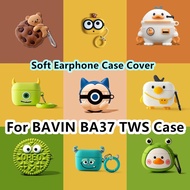 READY STOCK! For BAVIN BA37 TWS Case Cool Tide Cartoon Series Frog-eyed duck for BAVIN BA37 TWS Casi