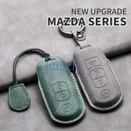 for mazda key cover Mazda 2 3 6 Axela Atenza CX-4 CX5 CX-3 CX-7 CX8 CX-9 key buckle Smart 2/3 Buttons Auto Bag mazda key case accessories